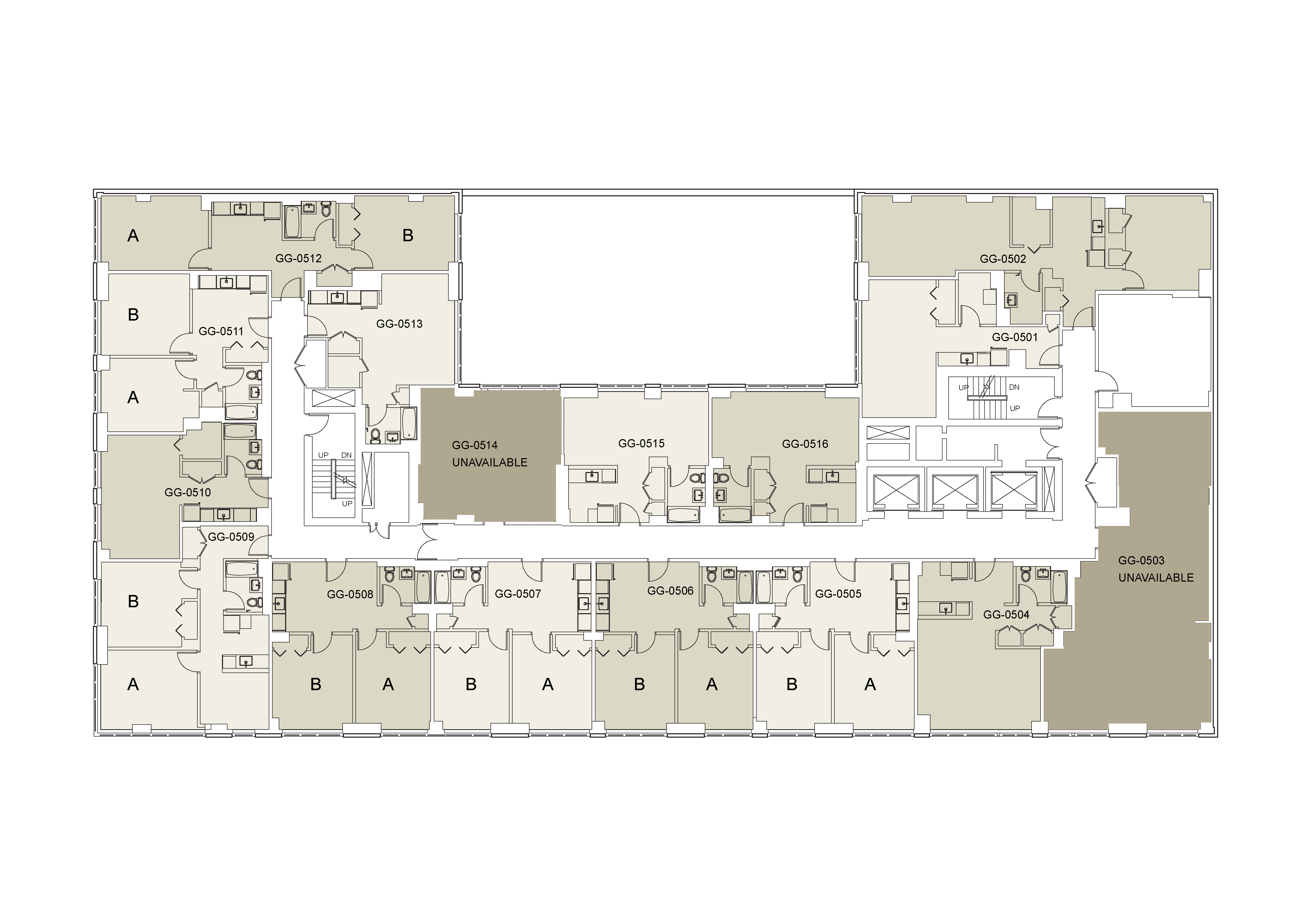 Floor plan for Gramercy Green Floor 05