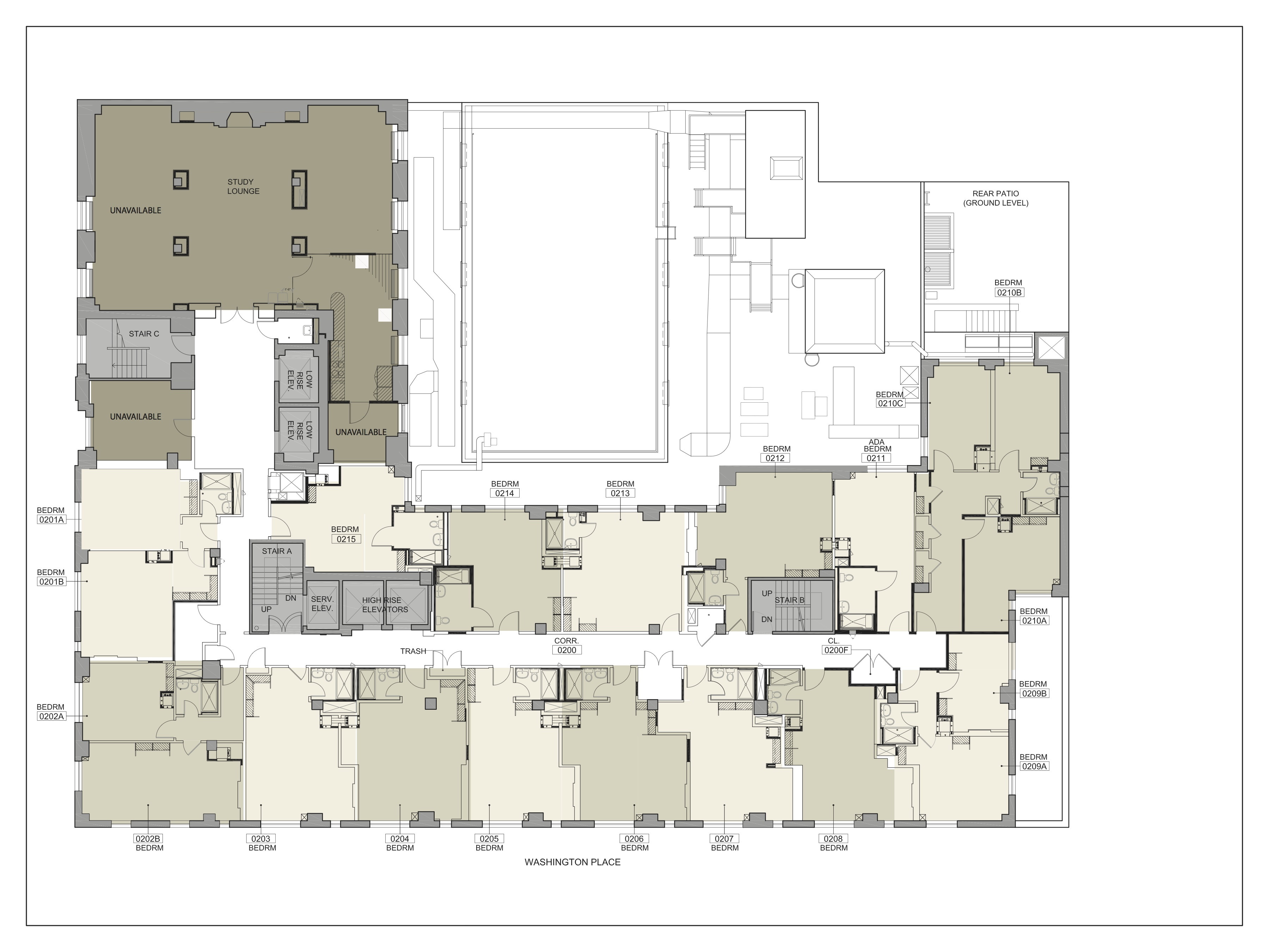Floor plan for Lipton Floor 02