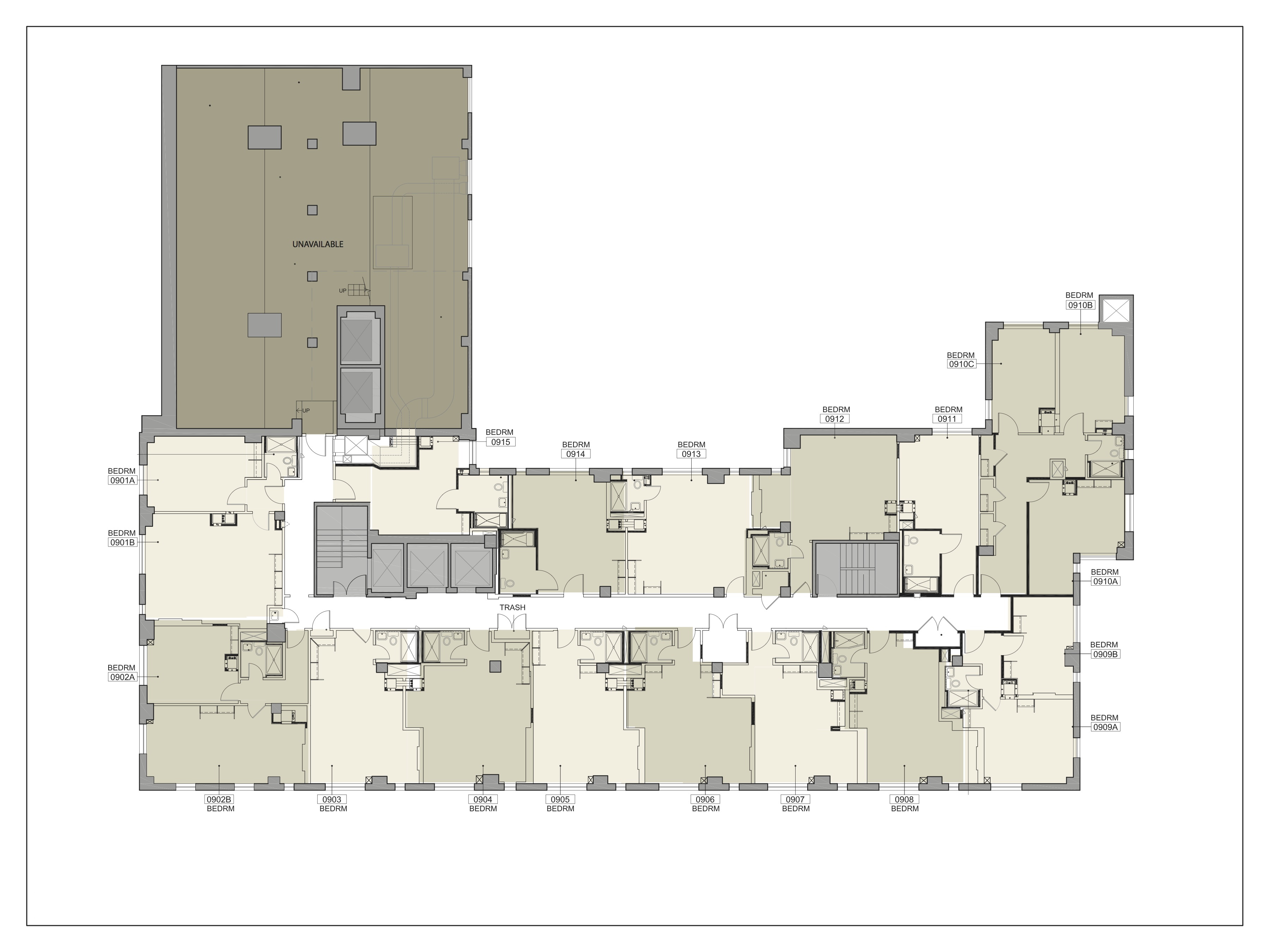 Floor plan for Lipton Floor 09