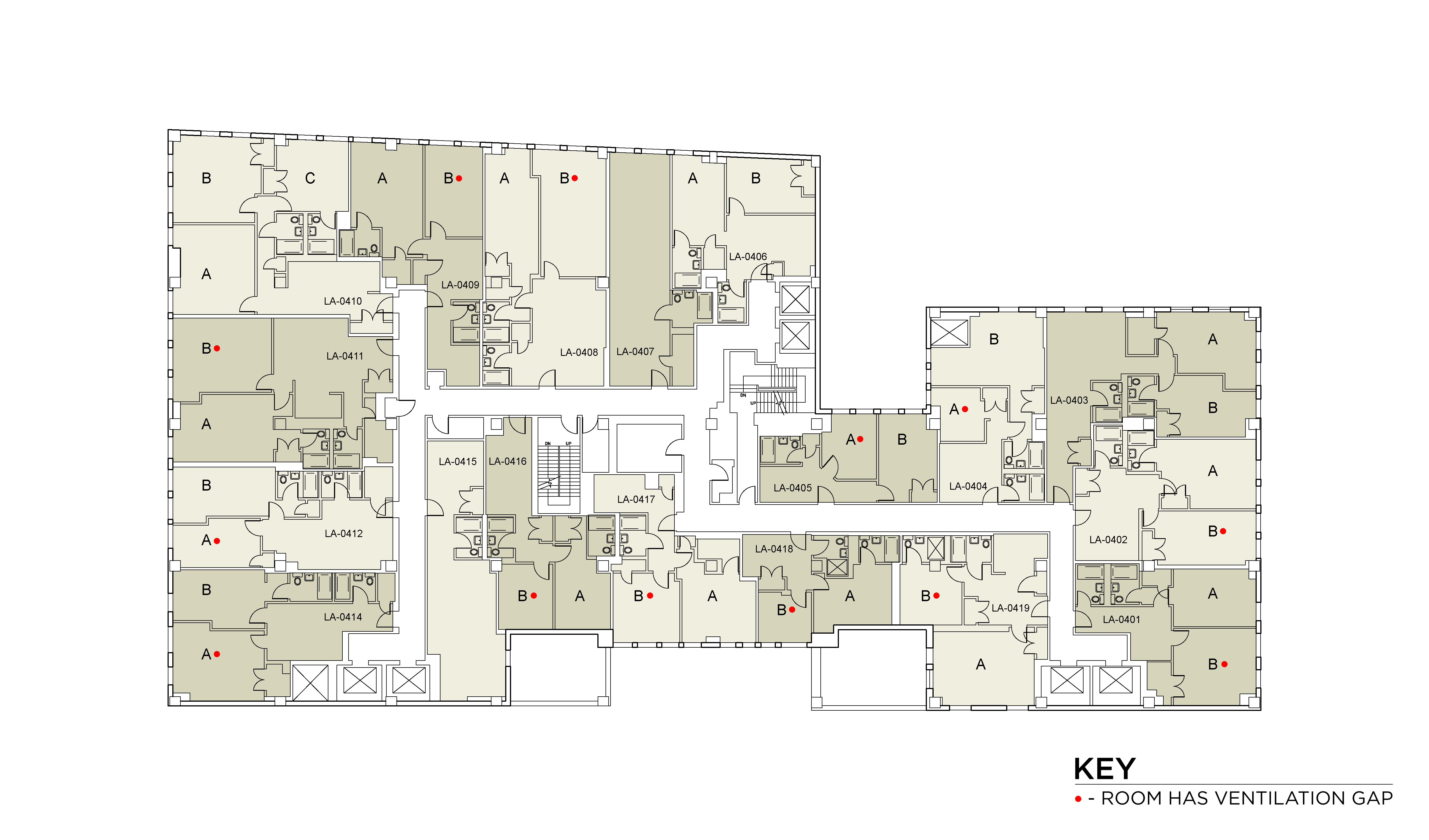 Floor plan for Lafayette Floor 04
