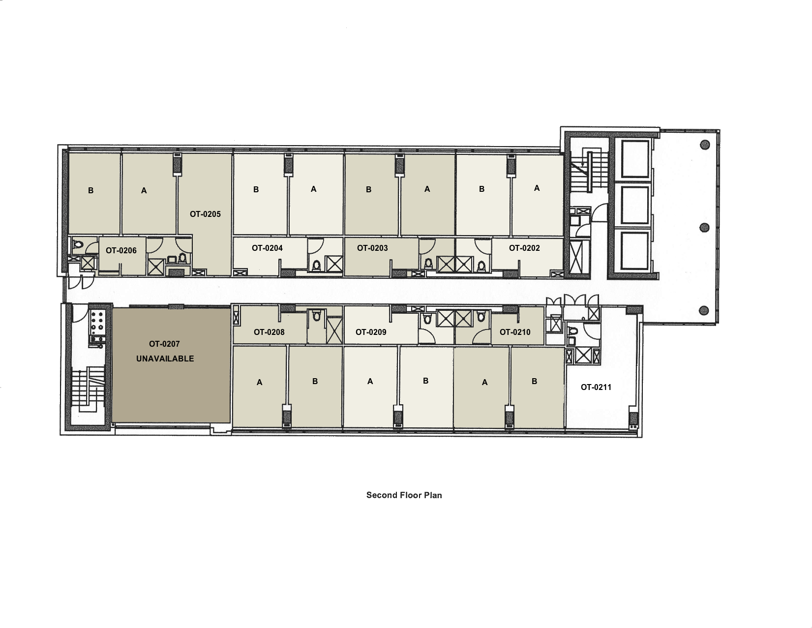 Floor plan for Othmer Floor 02